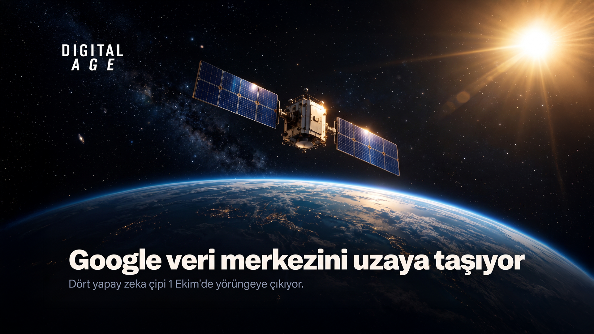 Google veri merkezini uzaya taşıyor