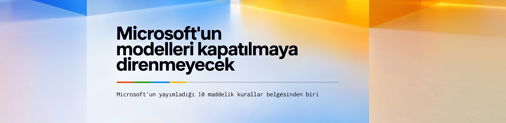 Microsoft yapay zekâsının sınırlarını yazdı